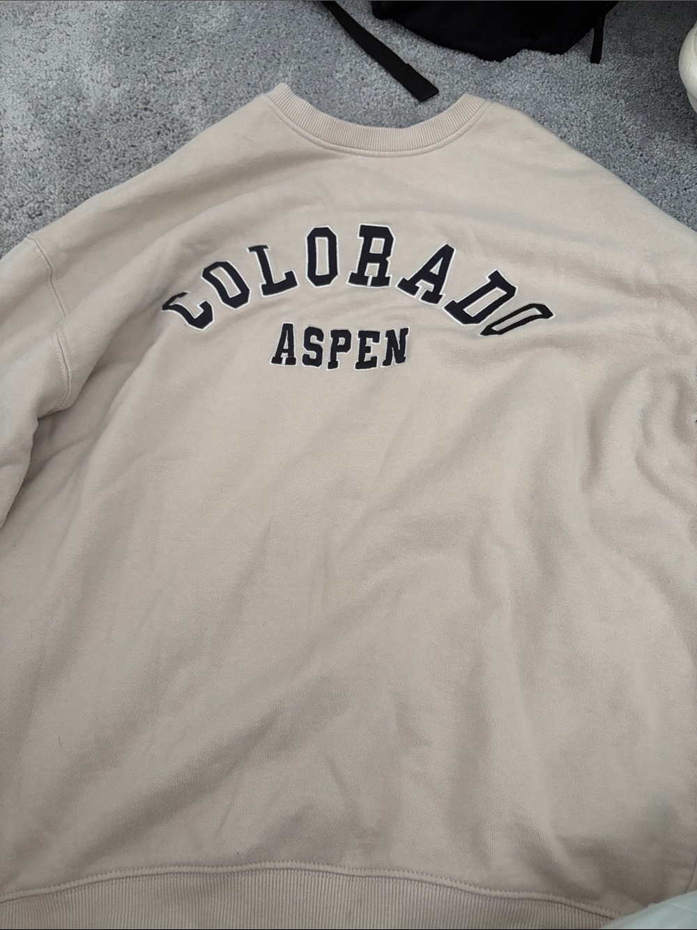 Garage Beige Colorado Aspen Crewneck Sweatshirt